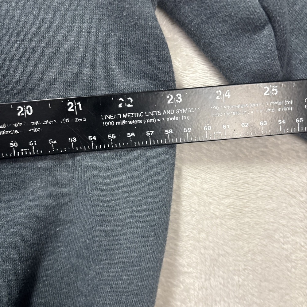 Carhartt Hoodie Adult Med Dark Blue Long Sleeve Pullover Original Fit Logo Mens - Picture 6 of 7